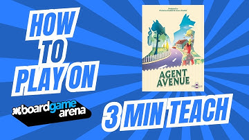 Agent Avenue: How to Play on BGA  in 3 Minutes