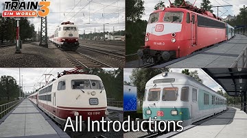 All Introductions - Linke Rheinstrecke & Training Center - First Look - Train Sim World 3