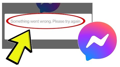 How To Fix Facebook Messenger App Something went wrong. Please try again. Problem Solved