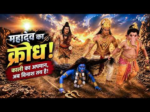 माँ काली का बाल पकड़ के रगड़ने लगे गणेश और कार्तिकेय | ये कैसा घोर पाप | #vighnahartaganesh
