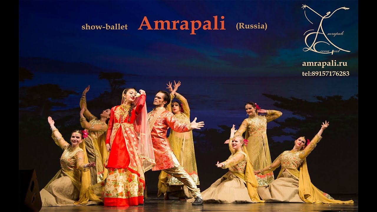 Old hindi songs by Mohammed Rafi -show-ballet Amrapali(Russia) by Leena Goel