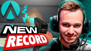 Aim Lab | 100K+ with 98% accuracy in GRIDSHOT🤠 [w/ MOUSE CAM]