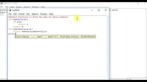 Python function to find the Max of three numbers