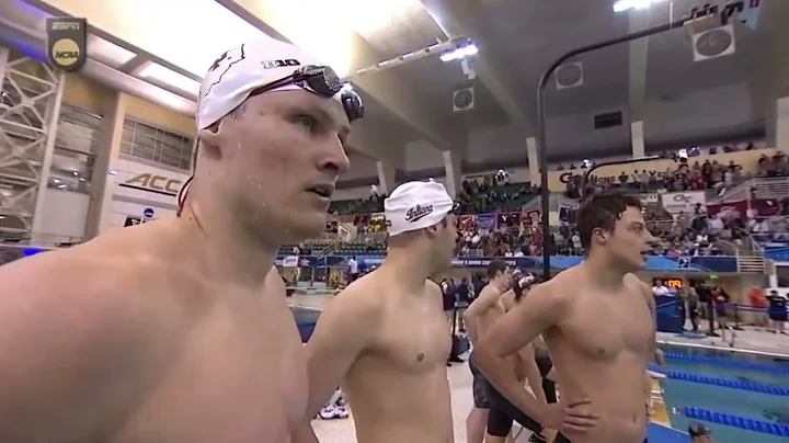 NCAA MENS SWIMMING : INDIANA SECOND IN 400 MEDLEY