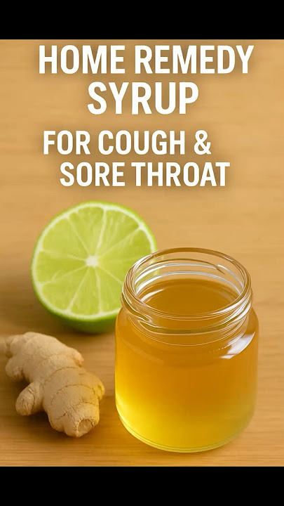 Sirup Obat Batuk Alami dengan 3 Bahan | Madu, Jahe & Jeruk Nipis 🍯🍋 #obatrumahan #madu #jahe