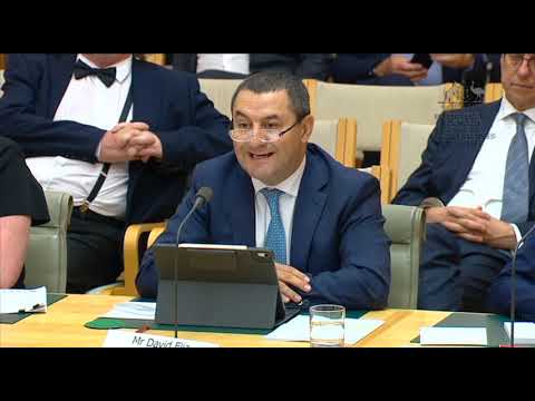 Hostplus CEO David Elia - Parliamentary Inquiry