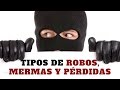 Tipos de Robos, Perdidas y Mermas