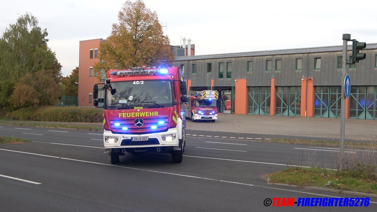 [3.Wachabteilung on Tour - 3 Einsätze] Einsatzfahrten an der Feuerwehr Schweinfurt ständige Wache