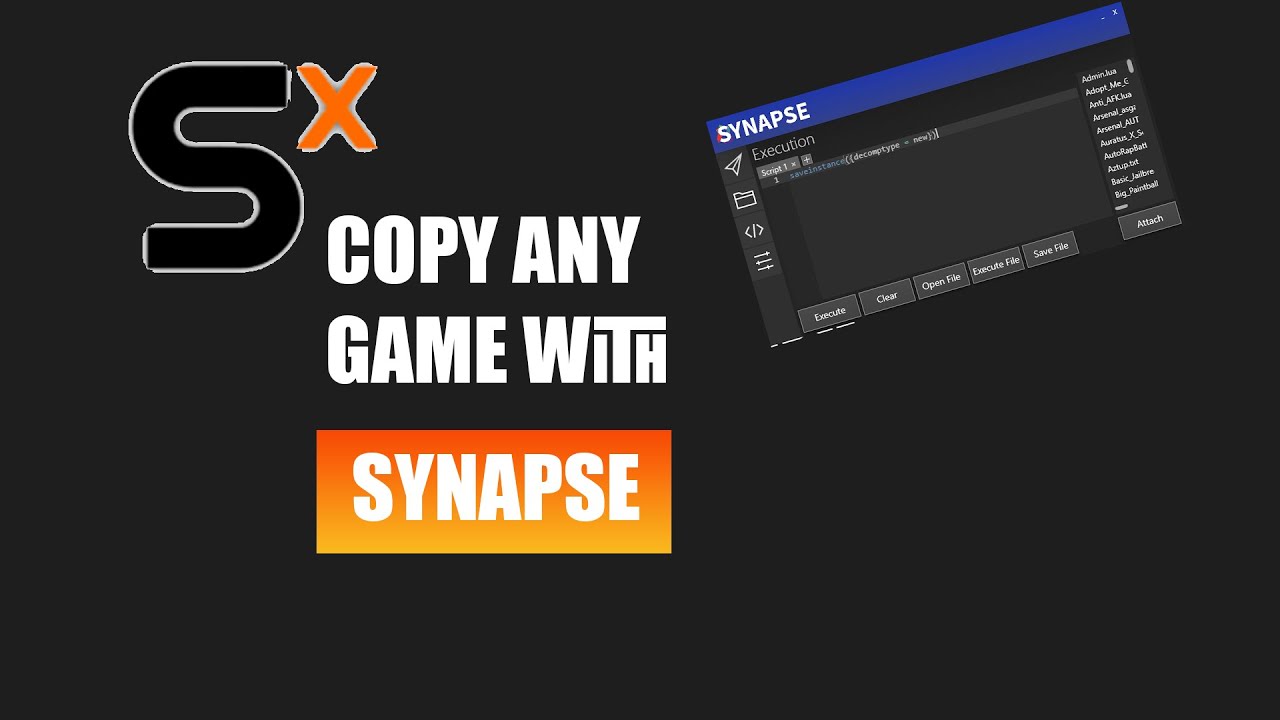 Copy Any Game With Synapse Steal Any Game Youtube - how to copy roblox games without synapse x robuxycomaa