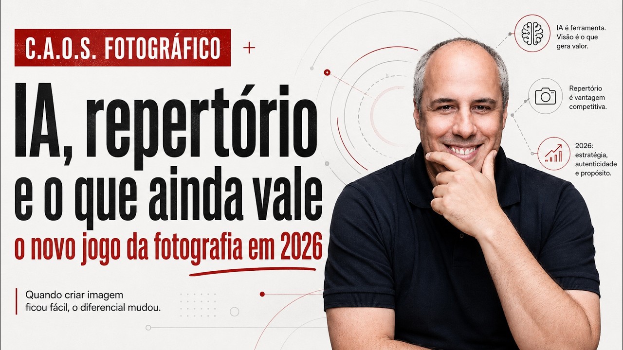 poster do novo episódio do CAOS Fotográfico com Leo Saldanha