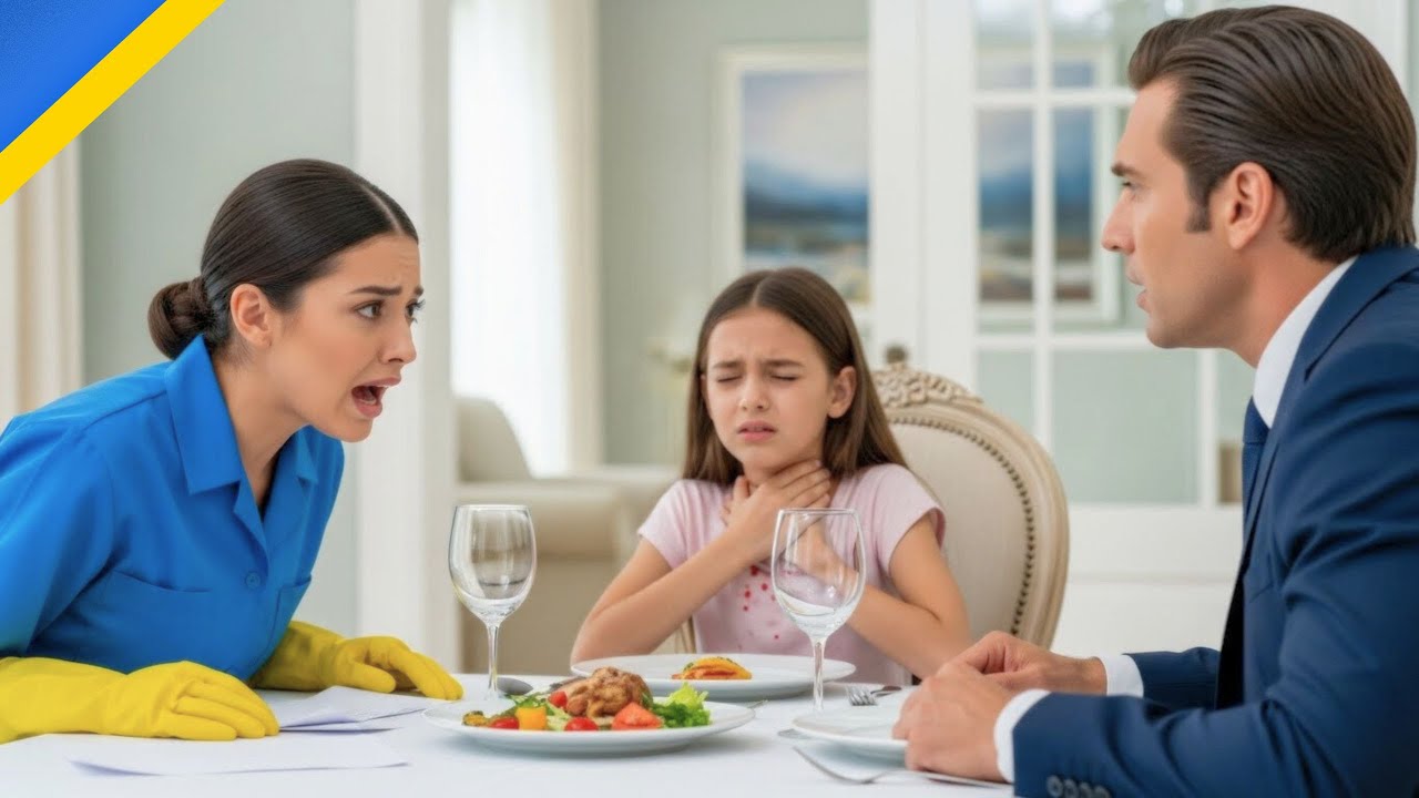 LA HIJA DEL MILLONARIO VIVÍA ENFERMA… HASTA QUE LA LIMPIADORA DESCUBRIÓ LO QUE HABÍA EN SU PLATO