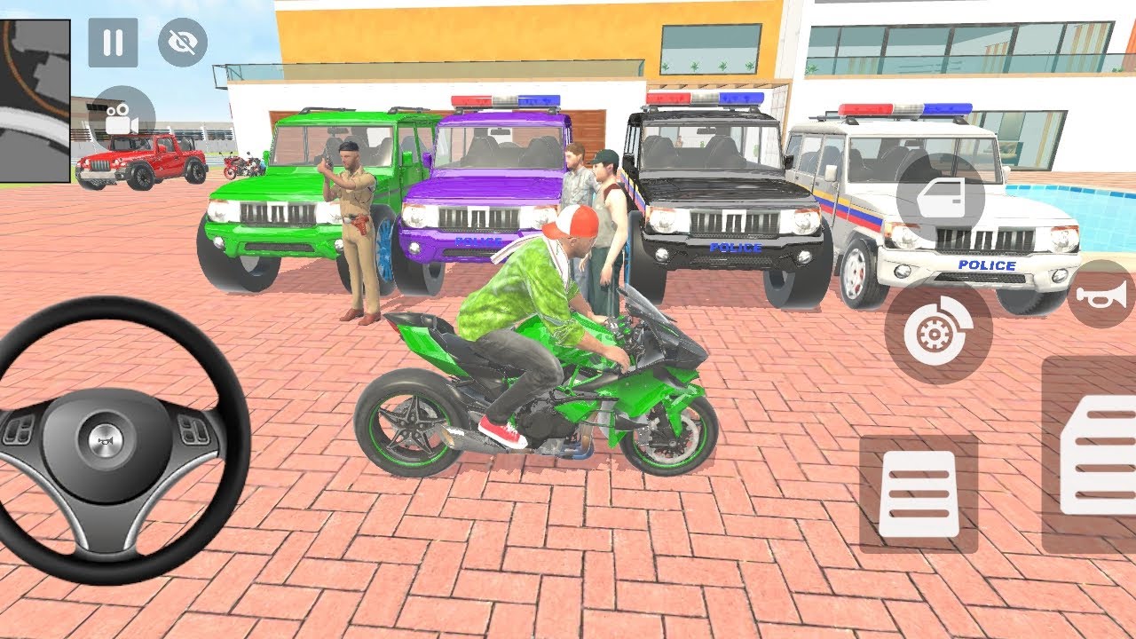 💥Modified Police Car 🚨 Gangster 💥Life in Indian Streets | 🔥Open WorldGame game for android #video 