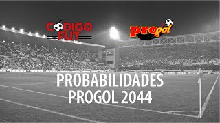 PROGOL 2044 - Probabilidades - Código Fut PROGOL 2044 - Probabilidades - Código Fut