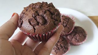 Double Chocolate Muffin||Easy Recipes||Allu'z Kitchen