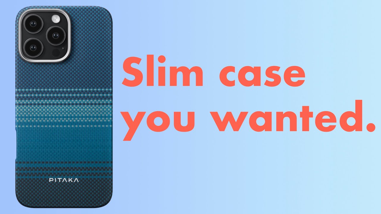 Slim & Strong! Pitaka Moonrise Tactile Case for iPhone 16 Pro