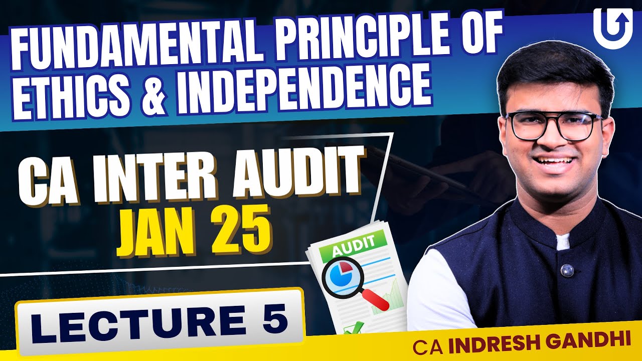 CA Inter Audit | Ethics & Fundamental principle of ethics | CA Inter ...