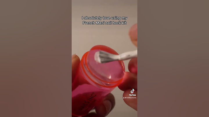 Nails INC French manicure hack kit