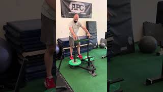 Lateral sled push