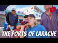 Larache morocco finding the fish markets and getting our fresh seafood cooked for lunch in morocco