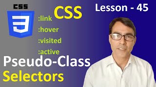 Pseudo-class Selectors in CSS | CSS for beginners lesson - 45 | Selectors in CSS