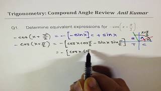 Compound Angle Double and Half Angle Test PreCalculus Review MCV4U