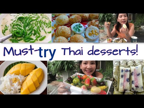Video: 10 Makanan Penutup Terbaik untuk Dicoba di Thailand