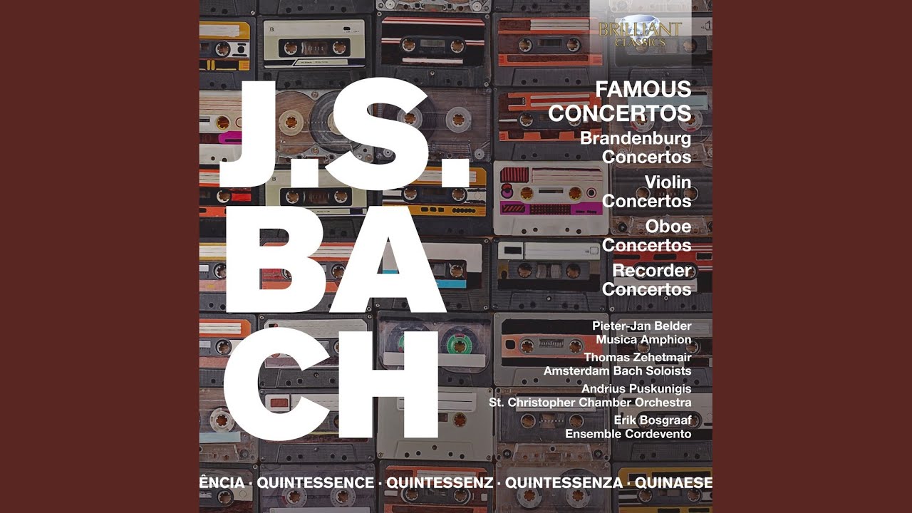 Concerto for Oboe d'amore in A Major, BWV 1055 I. Allegro YouTube