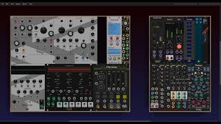 A W(e)yrd machine with tape loops and delay for guitar in VCV Rack