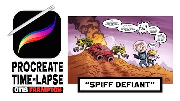 CALVIN & HOBBES Procreate Time-Lapse!