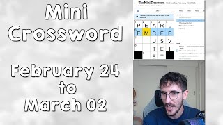 NYT Mini Crossword: February 24 - March 02