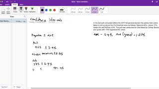 Calculating The Confidence Interval From A Margin Of Error