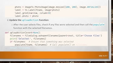 How to Start a Function After User Selects a File in Tkinter
