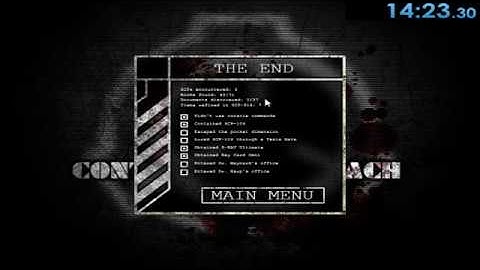 SCP Containment Breach 0.9.3 Speedrun Gate B Ending 1 | 14:23.30 [Former WR]