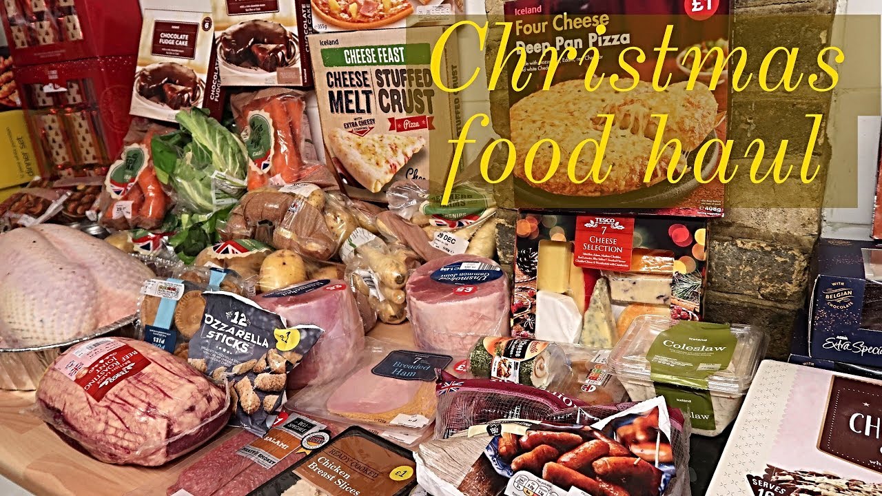 VLOGMAS DAY 23 HUGE CHRISTMAS DAY  FOOD HAUL