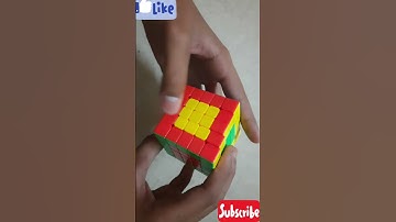 Dot Pattern On 5×5 Cube #cube #shorts