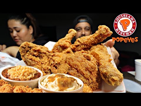 🔥Fried Chicken Feast Mukbang/Eating Show | Kentucky Fried Chicken or Popeyes Louisiana Chicken