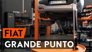 Cómo cambiar Kit amortiguadores FIAT PUNTO Van (199) - vídeo gratis en línea