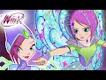 Winx Club - All the Tecna's transformations up to COSMIX [from SEASON 1 to 8]