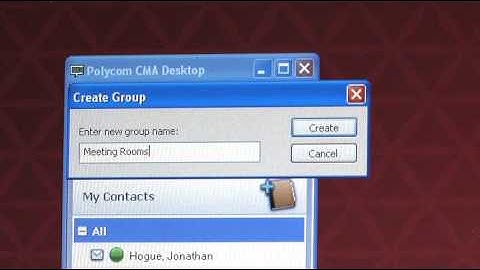 Polycom CMA - Directories and Contacts - VISITELECOM