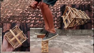 How to make a strong tower using popsicle sticks