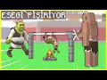 TEPEGÖZ EŞEĞİ MANGAL YAPIYOR, SHREK YARDIM EDİYOR! 😱 - Minecraft