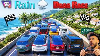 Powerful Indian SUVs Extreme Rain Drag Race GTA 5 screenshot 5