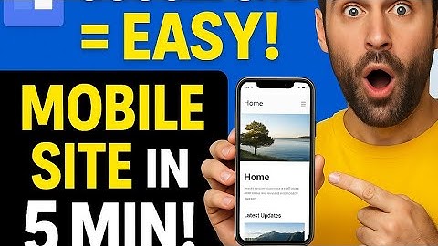 100 % Free To Download Course How to Create a Mobile Site Quickly Using Google Sites