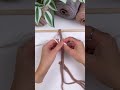 How to Macrame a Keychain Wristlet Pattern