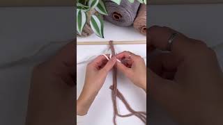 How to Macrame a Keychain Wristlet Pattern