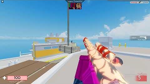 bullying a toxic player in a 1v1 (Roblox Arsenal)