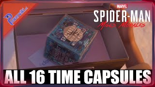 Spiderman Miles Morales - Alle Tijdcapsule Locaties + Oplossingen - PS5/4K