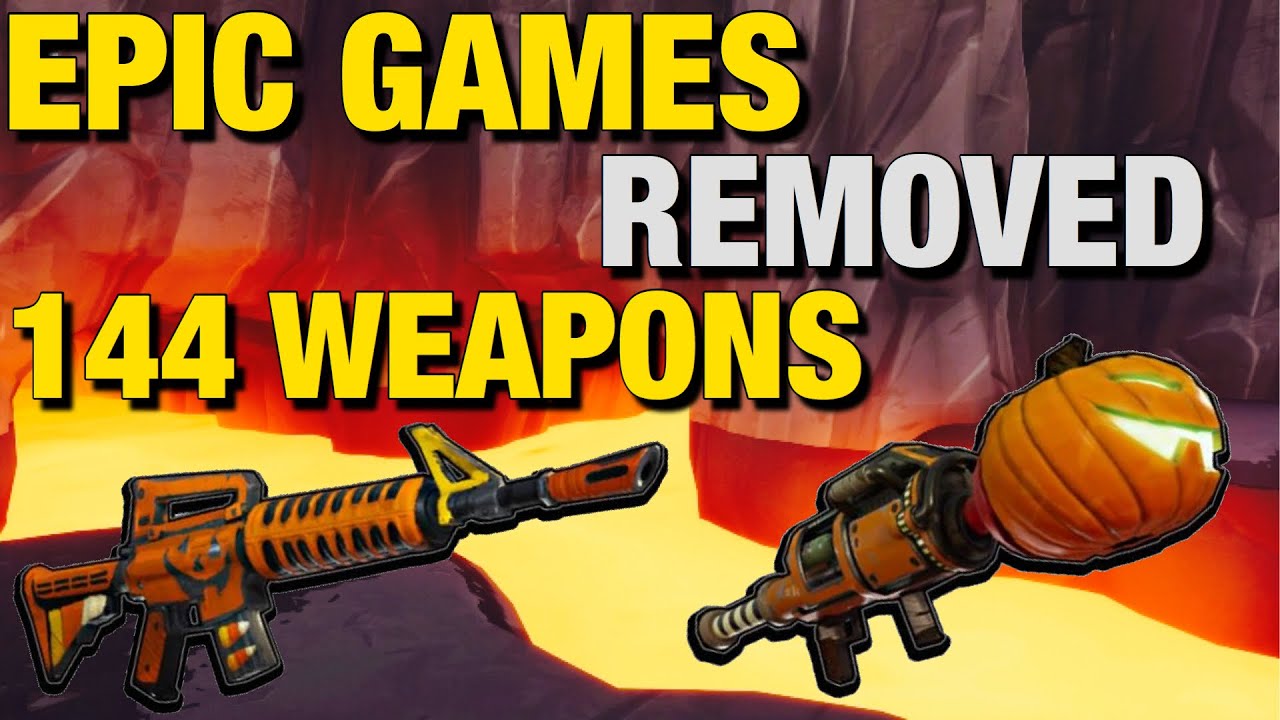 Epic Games Just Removed My 144 Weapons Fortnite Save The World Youtube Epic Games Just Removed My 144 Weapons Fortnite Save The World Youtube