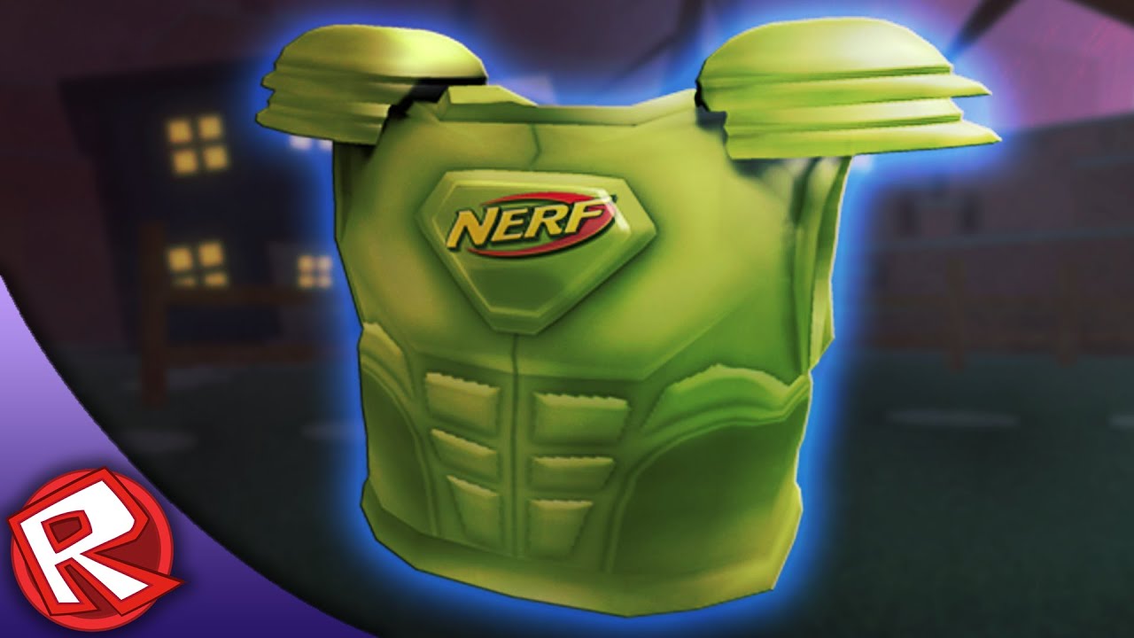 Event How To Get The Nerf Chest Armor Roblox Ripull Minigames Youtube - roblox nerf armor