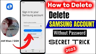 How to Remove ( SAMSUNG ACCOUNT ) Without Password || NO Email Verification | Without PC 2023?✅
